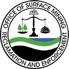 Department of the Interior U.S. Office of Surface Mining Reclamation and Enforcement logo
