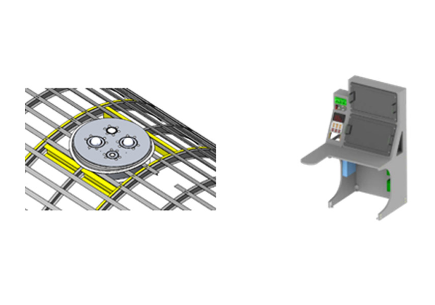 Graphical illustration of an operator workstation