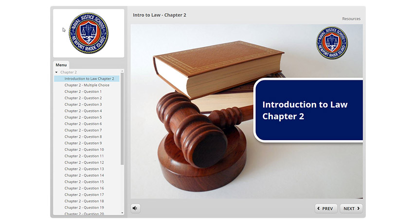 Naval Justice School (NJS) Online Training