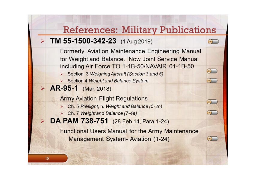 DoD weight and balance training slide 6